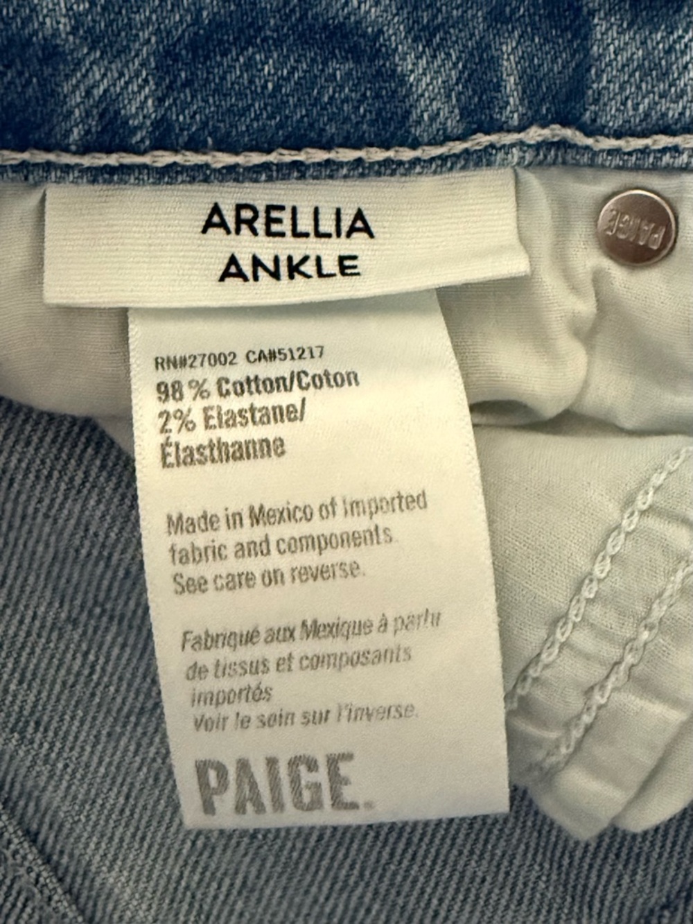 Paige Arellia Ankle Jean - 27 - Picture 9 of 9